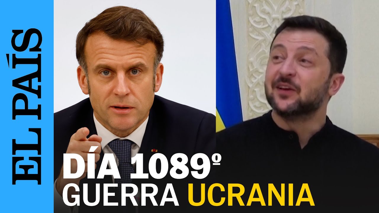 GUERRA UCRANIA | ZELENSKI llega a EAU y MACRON convoca una reunión urgente europea en PARÍS |EL PAÍS