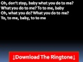 Keyshia Cole - What You Do to Me Lyrics