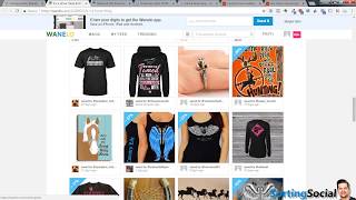 Print on Demand and Product Research Using Wanelo