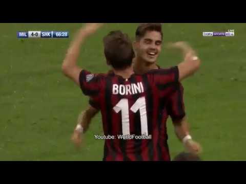 AC MILAN DESTROYS SHKENDIJAC 6 0 All Goals   UEFA Europa League 2017 2018