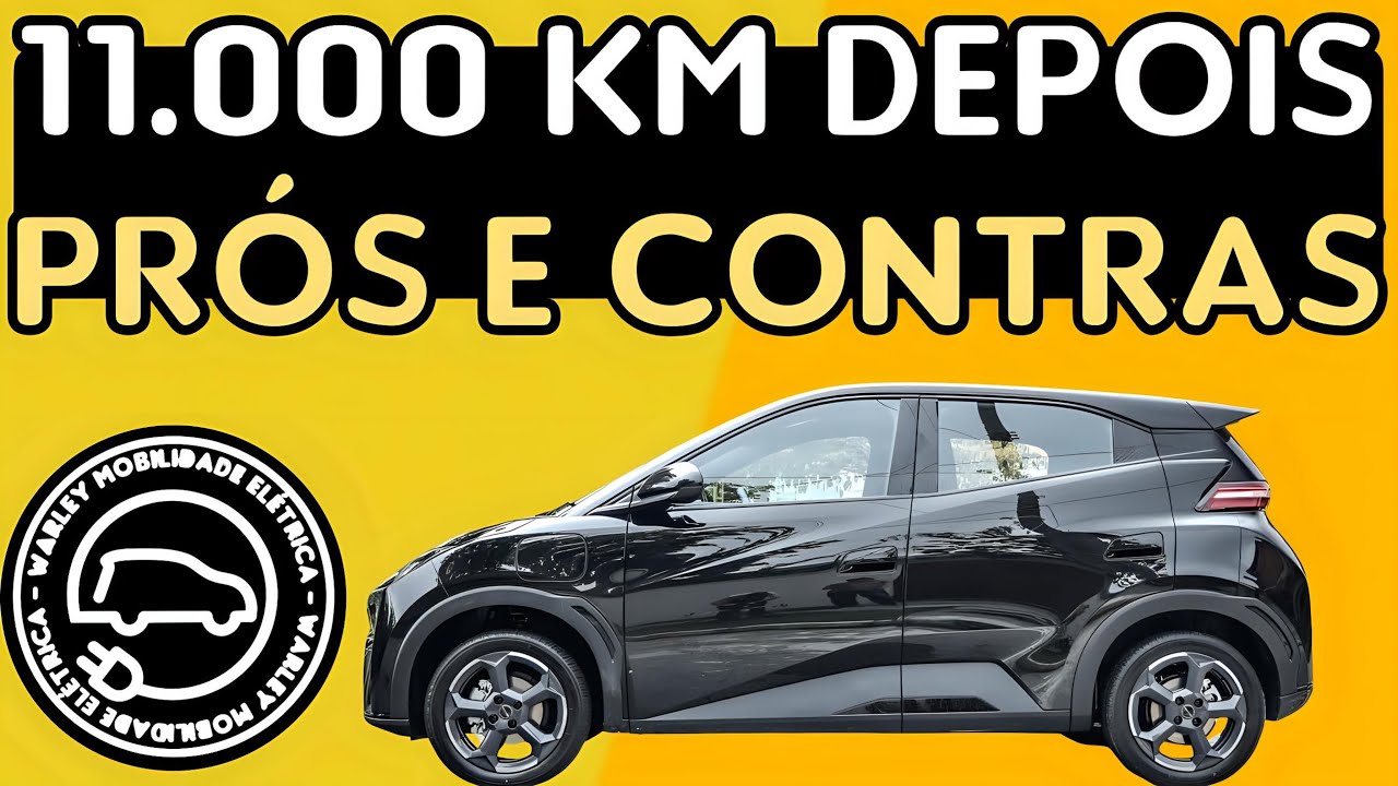 DOLPHIN MINI - 11.000 KM DEPOIS, PONTOS POSITIVOS E PONTOS NEGATIVOS #byd #dolphin #byddolphin