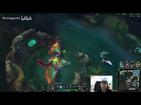 Yagao proview 2023/06/09 ahri akali syndra Korea challenger | BLG Yagao第一视角