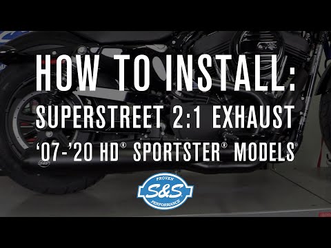 How to Install: S&S Cycle SuperStreet 2:1 Exhaust for 2007-2022 HD® Sportster® models