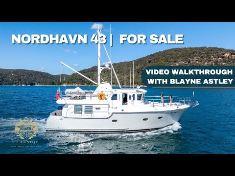 Nordhavn 43 Daphne: For Sale - Flagship International Yacht Brokers.