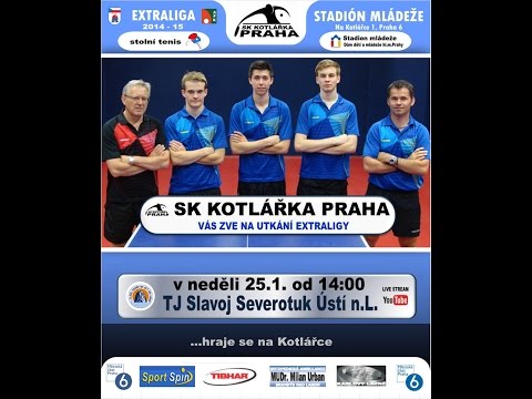 Extraliga SK Kotlářka - TJ Slavoj Severotuk Ústí n.L.