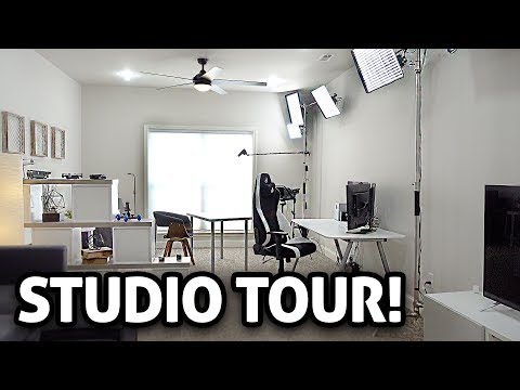 STUDIO TOUR 2018!! (My YouTube Setup) Video