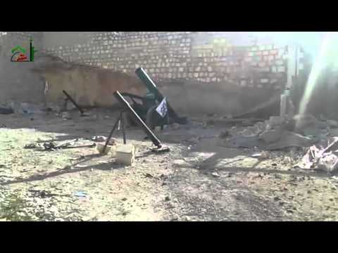 استهداف نقاط قوات النظام في جبهة حندرات في ريف حلب بواسطة مدفع جهنم من قبل جبهة أنصار الإسلام