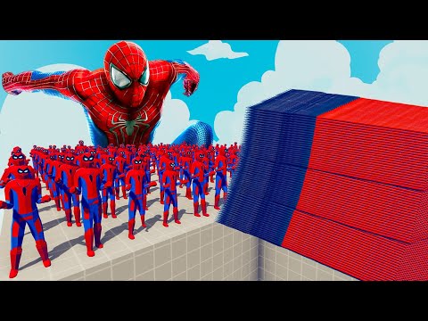 200x SPIDER-MAN + 1x GIANT vs EVERY GOD - Totally Accurate Battle Simulator TABS