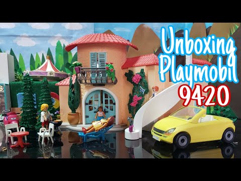 Playmobil 9420 unboxing villa de verano