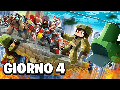 SOPRAVVIVO all'APOCALISSE ZOMBIE su MINECRAFT!
