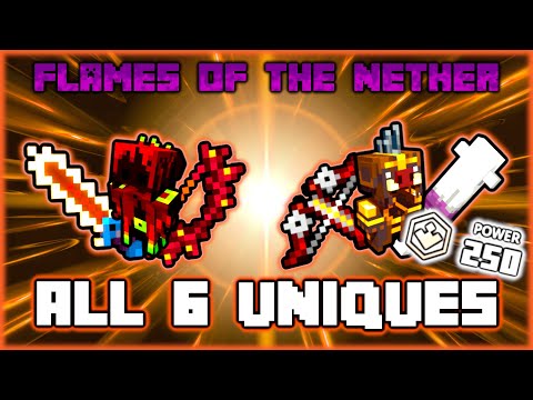 ALL 6 NEW UNIQUES at Power 250! - Flames of the Nether DLC!