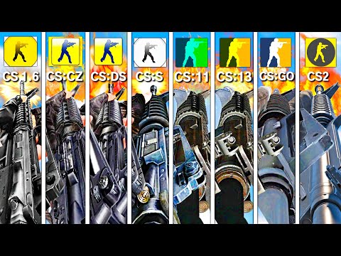 CS2 vs. CS:GO vs. Beta CS:GO vs. Alpha CS:GO vs. CS:S vs. CS:DS vs. CS:CZ vs. CS 1.6