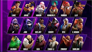 Street Fighter 6 - All Outfit 3 costumes & Colors 1-10