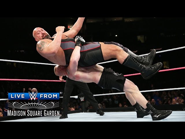WWE Network: Brock Lesnar takes the giant to suplex city - Live from MSG: Lesnar vs. Big Show
