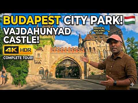 Budapest City Park & Vajdahunyad Castle 🇭🇺 | Complete 4K HDR Walking Tour