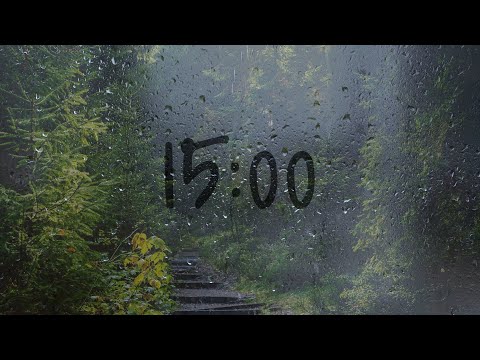 15 Minute timer with rain sounds