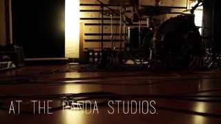 Recording at The Panda Studios.