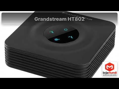 Video do produto Adaptador ATA Grandstream HT802 2 Portas FXS VoIP SIP