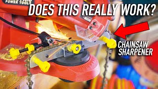 Does This Really Work Chainsaw Sharpener From Harbor Freight