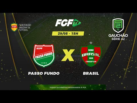 FGFTV - GAUCHÃO SÉRIE A2 - Passo Fundo x Brasil de Farroupilha - 29/05/2022