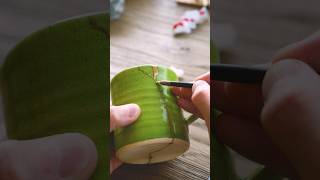 Behind the scenes of #KINTSUGI This is the food-safe method. #金継ぎ #金繕い  #kintsugiart #kintsukuroi