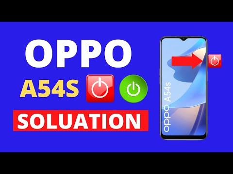 How to Turn Off OPPO A54s Mobile Phone ? || Oppo A54S ON Off Solution