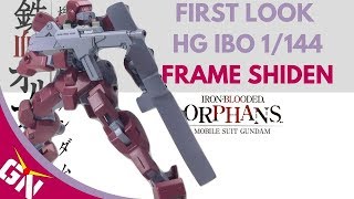 First Look: HG IBO 1/144 Frame Shiden