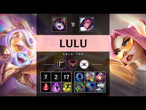 Lulu Top vs Fiora - KR Grandmaster Patch 25.S1.3