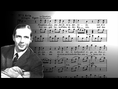 “Non più andrai” from "Le nozze di Figaro" - W.A. Mozart - Cesare Siepi - Sheet music