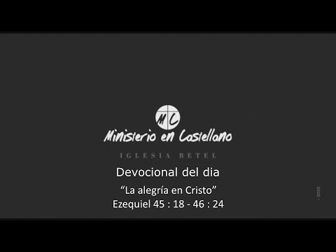 Devocional del día - 28/04/2020