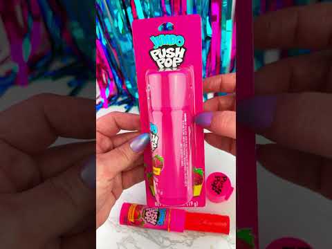 PUSH POP Candy Lip Balm Satisfying Video ASMR! 🍓#shorts