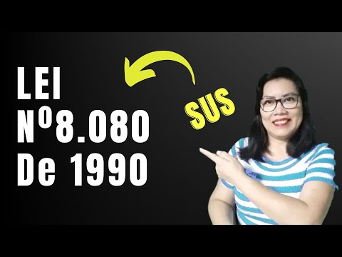 LEI Nº 8.080 DE 1990 - ARTIGOS 1 ao 5 #enfermagem #saude #sus
