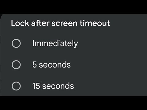 How to change screen sleep & screen lock timeout on Android 12 or 13 phones