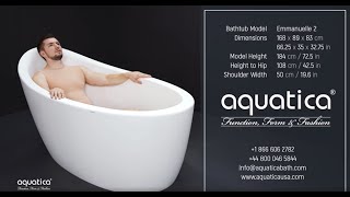 Aquatica Purescape Relax Air Massage Bathtub Features