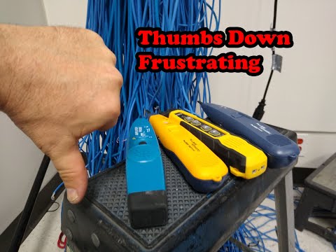 NEW Klein toner and probe VDV500-820 Thumbs Down review Annoying Network cabling tester