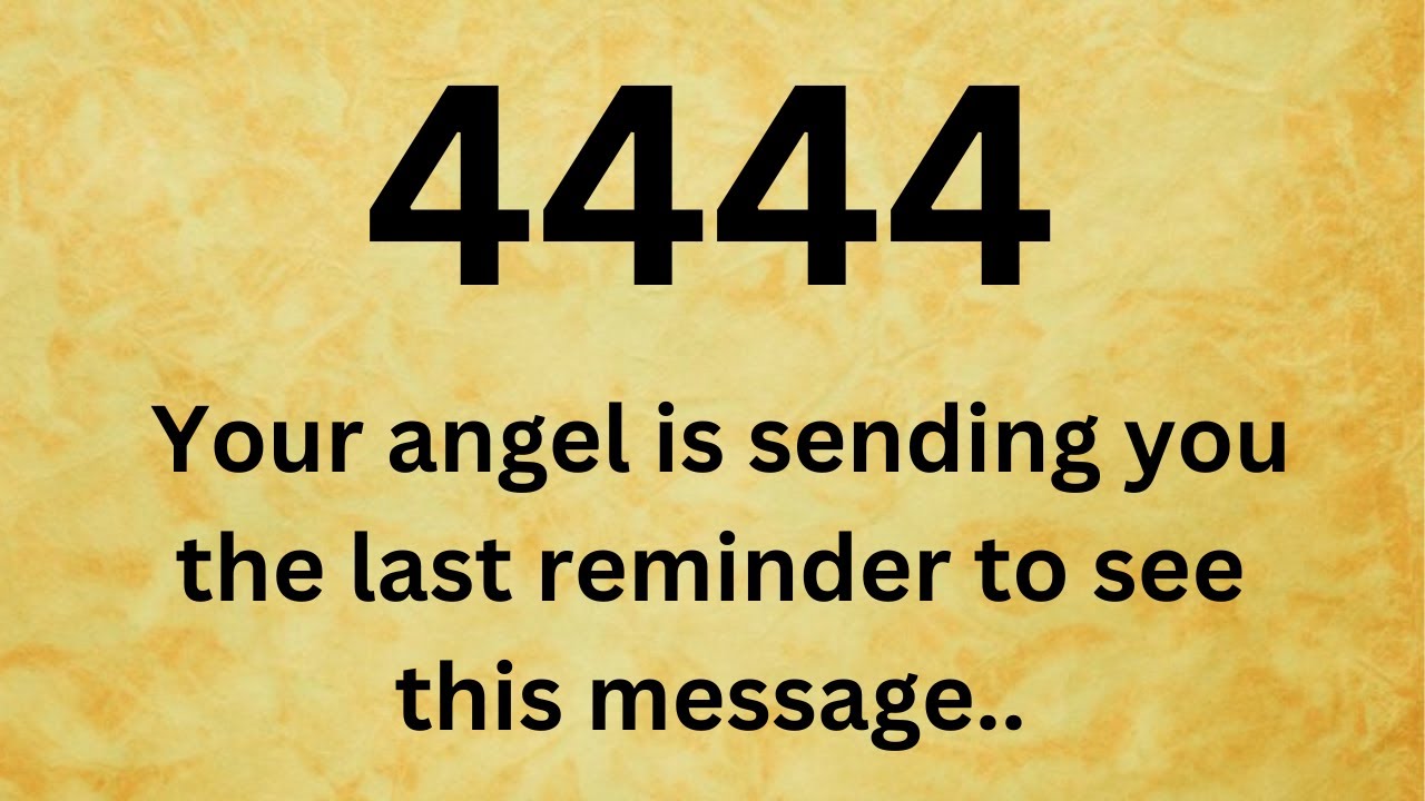 🕊️4444 Your angel is sending you the last reminder to see this message.. Open this now !!