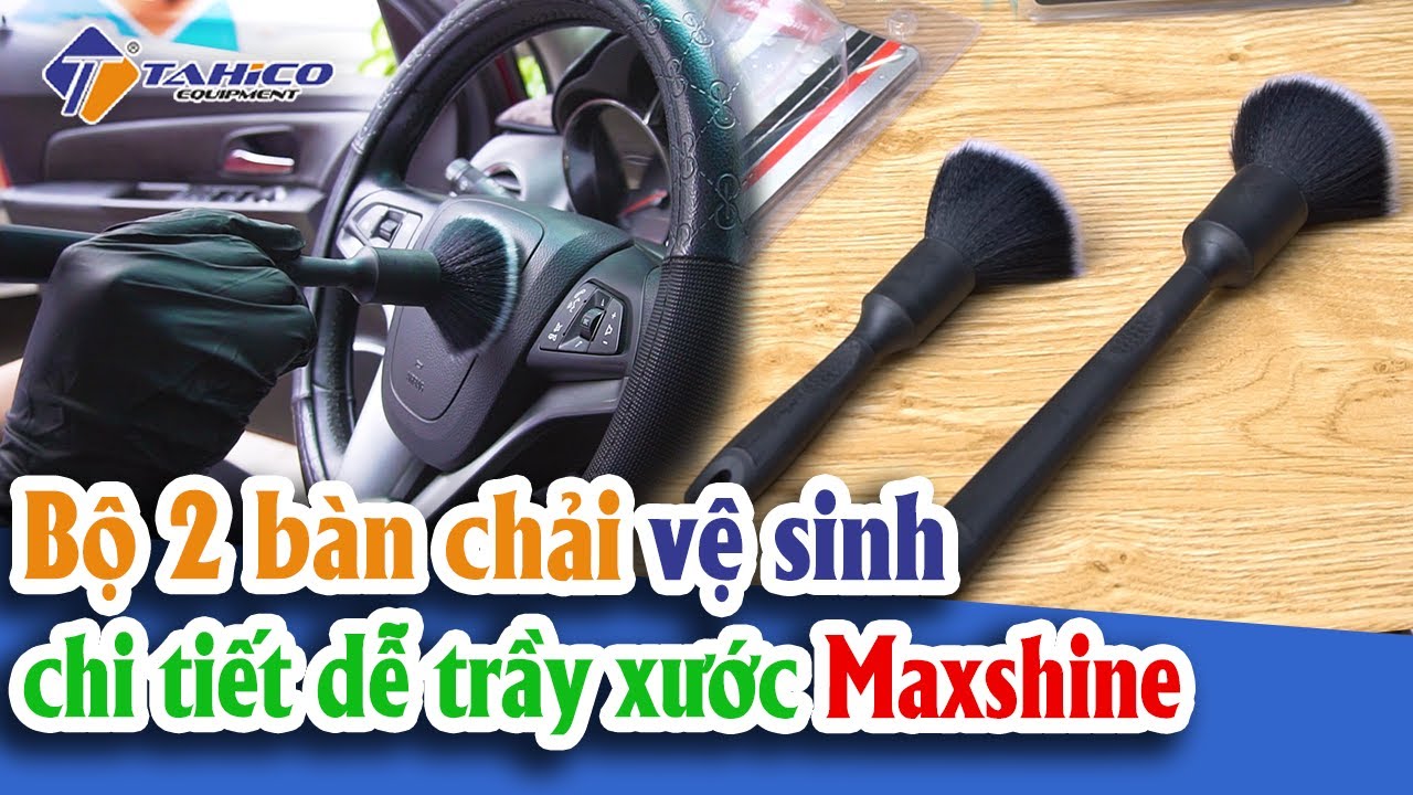 Bộ 2 bàn chải vệ sinh chi tiết 704608 Maxshine 23
