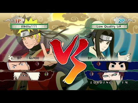 illkillu111 (Sage Naruto, Hidan & Darui) vs Low Quality UK (Haku, Rock Lee & Gaara)
