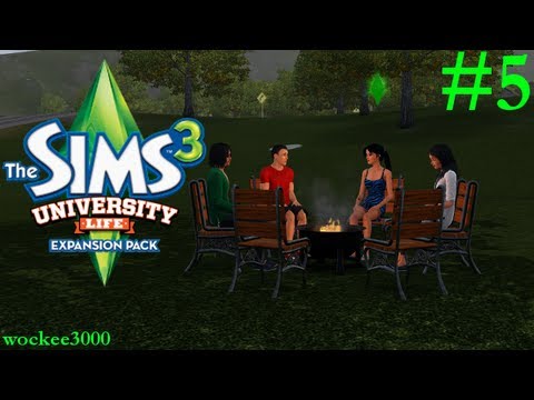 The Sims 3 University Life Walkthrough l ep.5 l "STOP RAINING!!" l Wockee3000