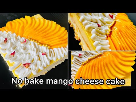 How to make mango cheese cake and mango mousse #cheese #mango#mousse