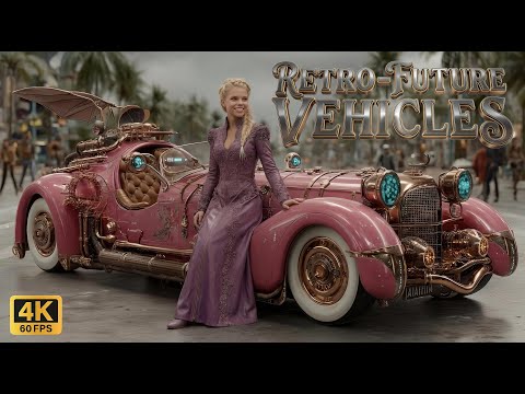 Epic-Retro Future Vehicles, Choose Your Favorite! AI Art, 4K