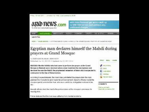 Njeriu pretendon të jetë Imam Mehdiu në Qaben e bekuar.