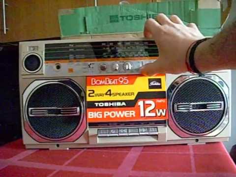 Unboxing Toshiba RT-95S Radio Cassette Boombox 80's
