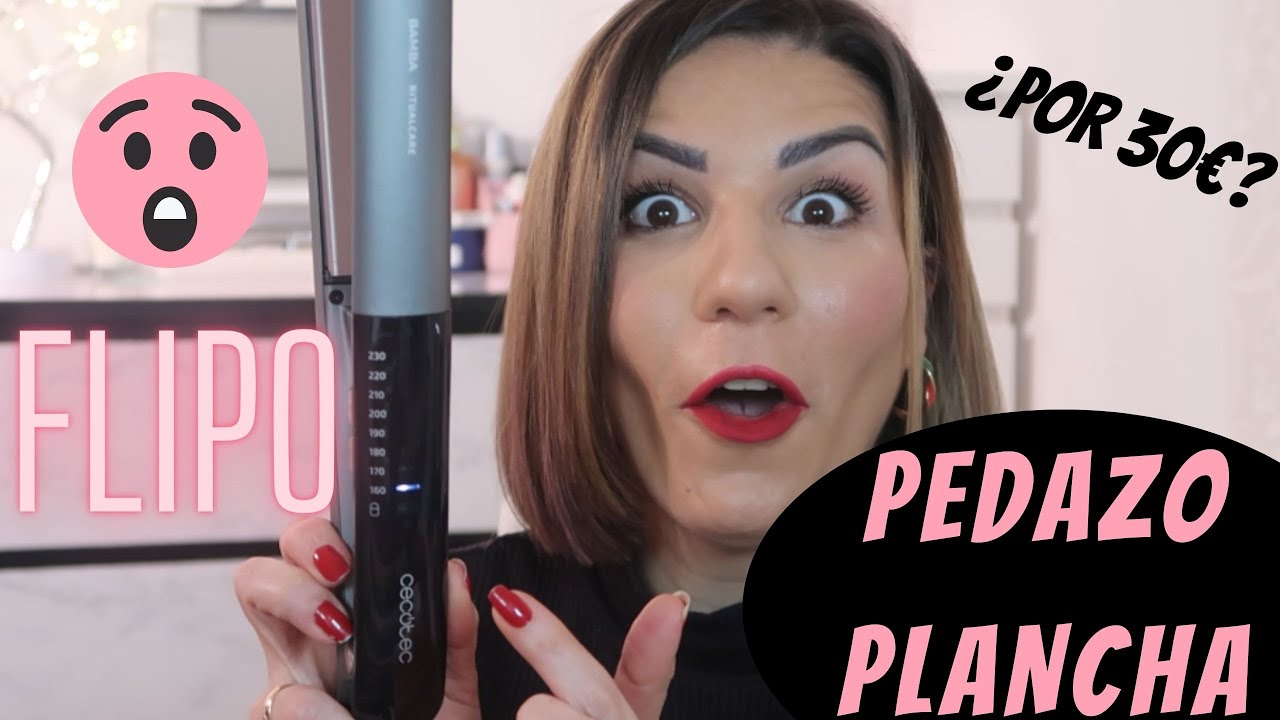 La MEJOR PLANCHA para el cabello FLIPO 🤩 por 30€ 😲 Bamba RitualCare 1100 HidraProtect Ion Touch