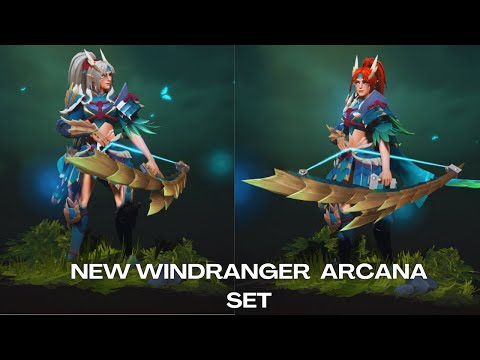 Windranger Monster Hunter Set + Arcana | INSANE New WR Cosmetic Showcase | Dota 2