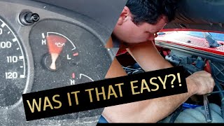 Fluctuating oil pressure guage repair