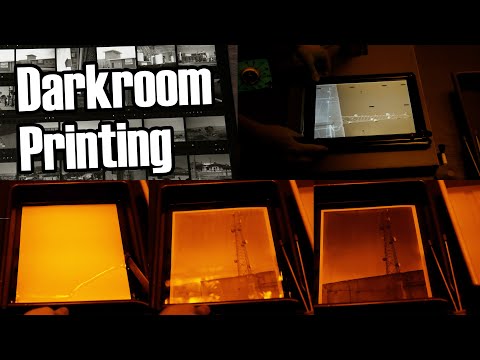A Backwards Camera in a Dark Room - Photographic Printing