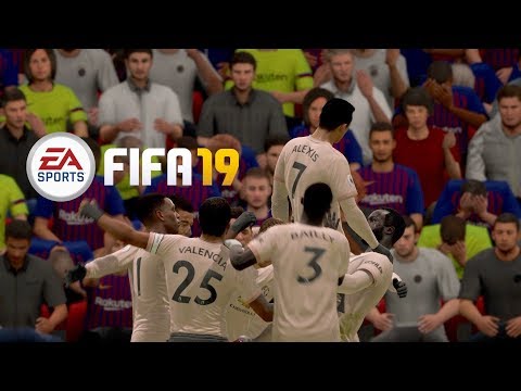 FIFA 19 ROAD TO DIVISION 1 PART 34 - BARCELONA VS MAN UTD - FIFA 19 Online Seasons Gameplay