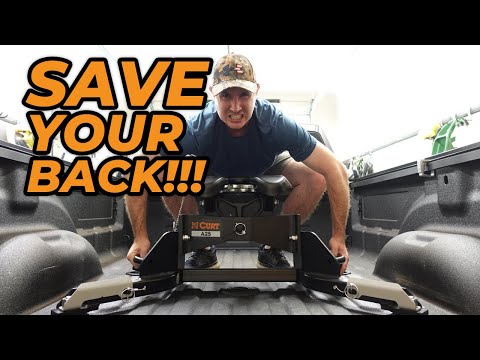 Solution to the Dreadful Fifth Wheel Hitch Removal // Save Your Back with the Warn Pullzall