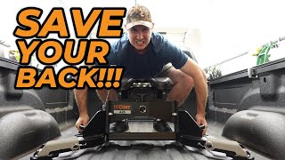 Solution to the Dreadful Fifth Wheel Hitch Removal // Save Your Back with the Warn Pullzall